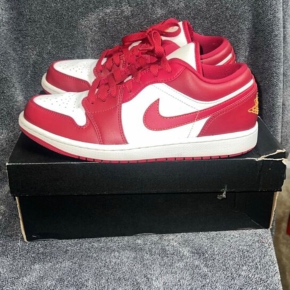 Air Jordan retro 1 low red white - Picture 3 of 3